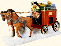 Kutsche mit Pferden und Passagieren - Das Kutscherspiel